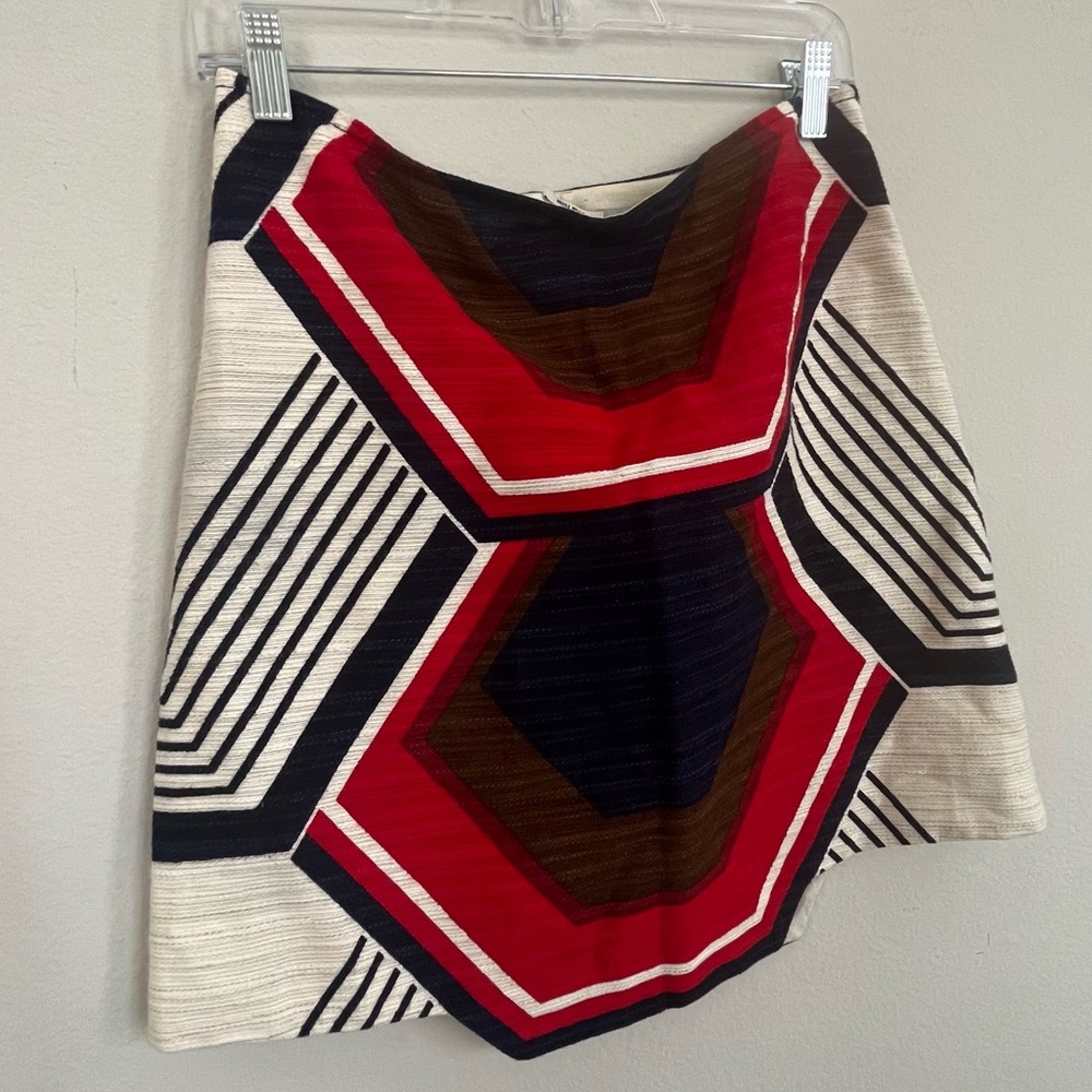 Miu Miu mini skirt kaleidoscope design Italian 42